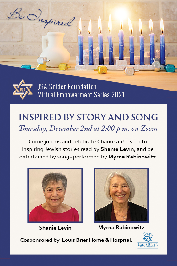 JSA Snider Foundation Empowerment Series 2021: Inspired by Story and Song @ Zoom