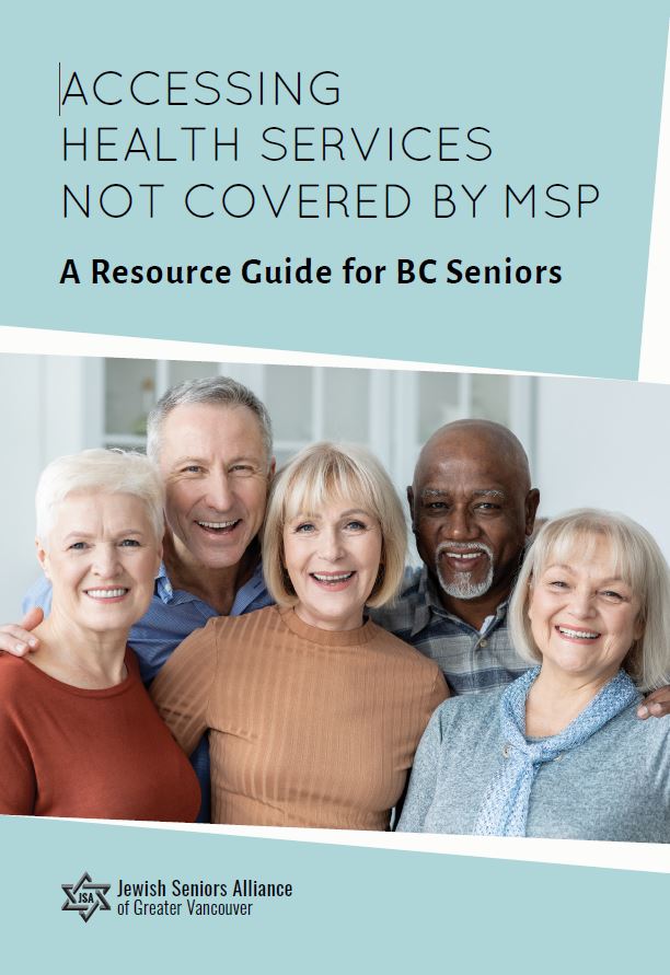 Cover of Resource Guide for Health Services Not Covered By MSP