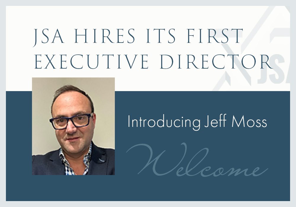 JSA hires its first executive director: Jeff Moss.